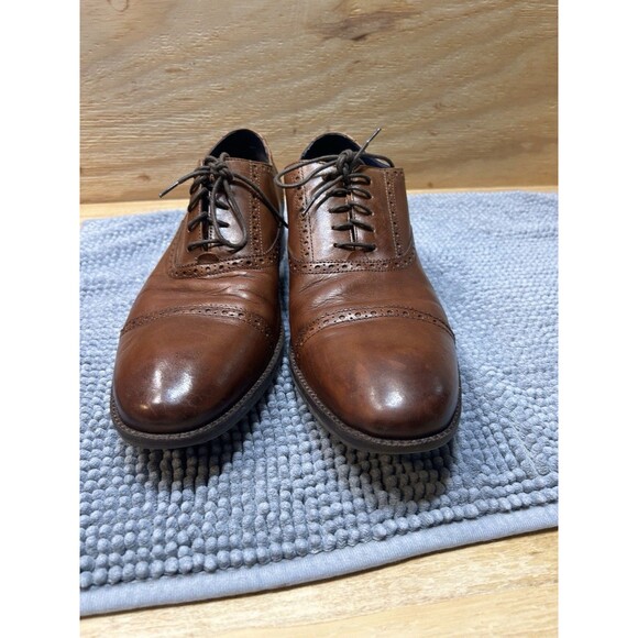 Cole Haan Wayne Cap Toe Oxford Mens Dress Shoes 13 British Tan Leather main image 8